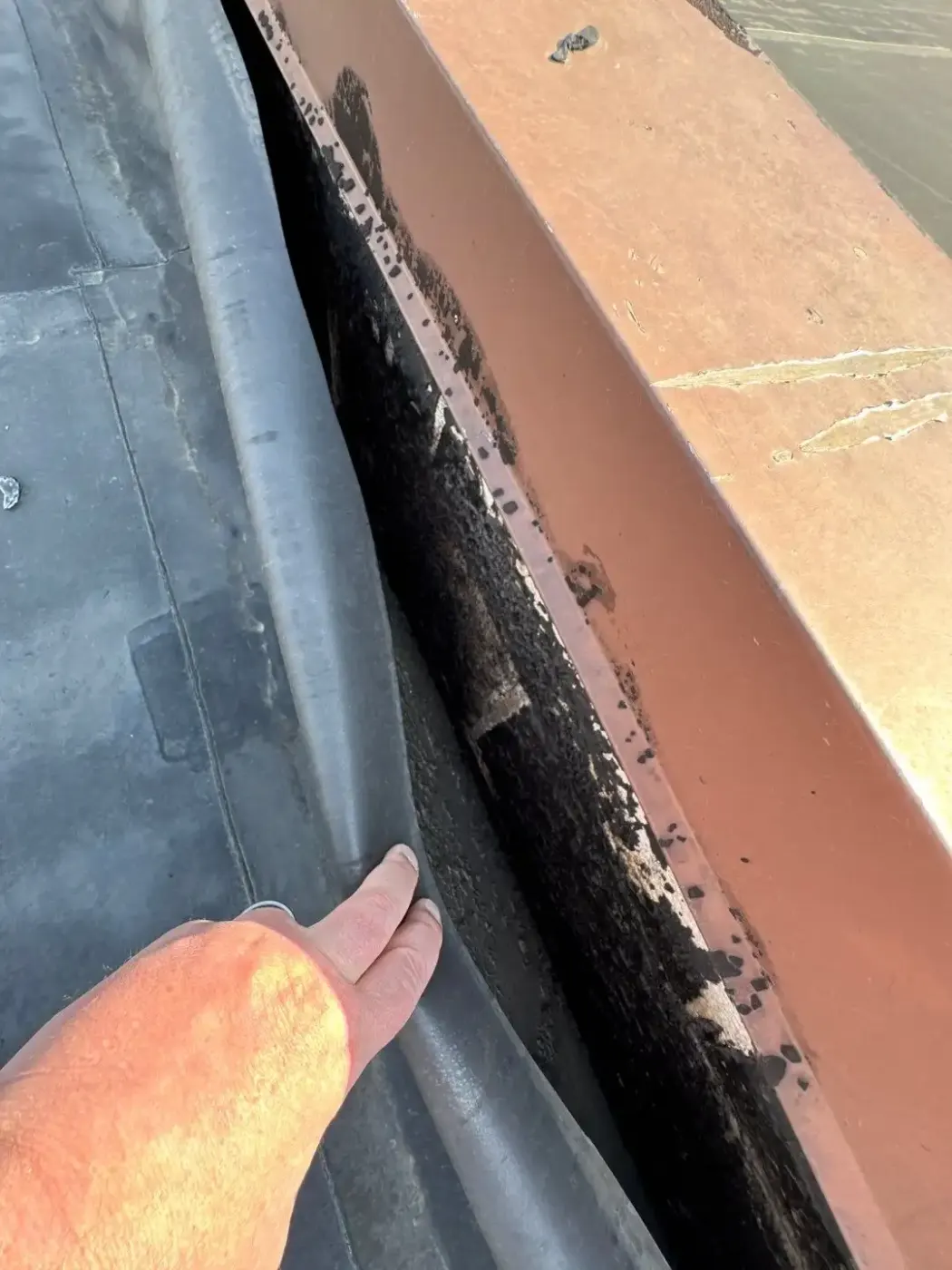 Tarping and dry-in on a Centerton commercial roof