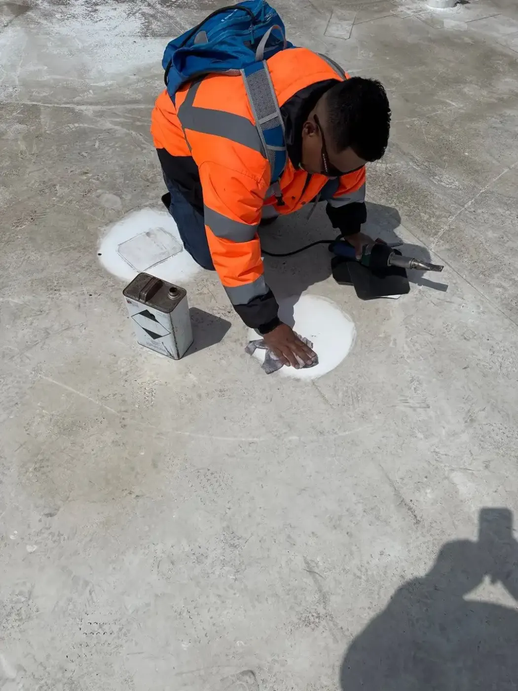 Commercial roof inspection documented in Centerton